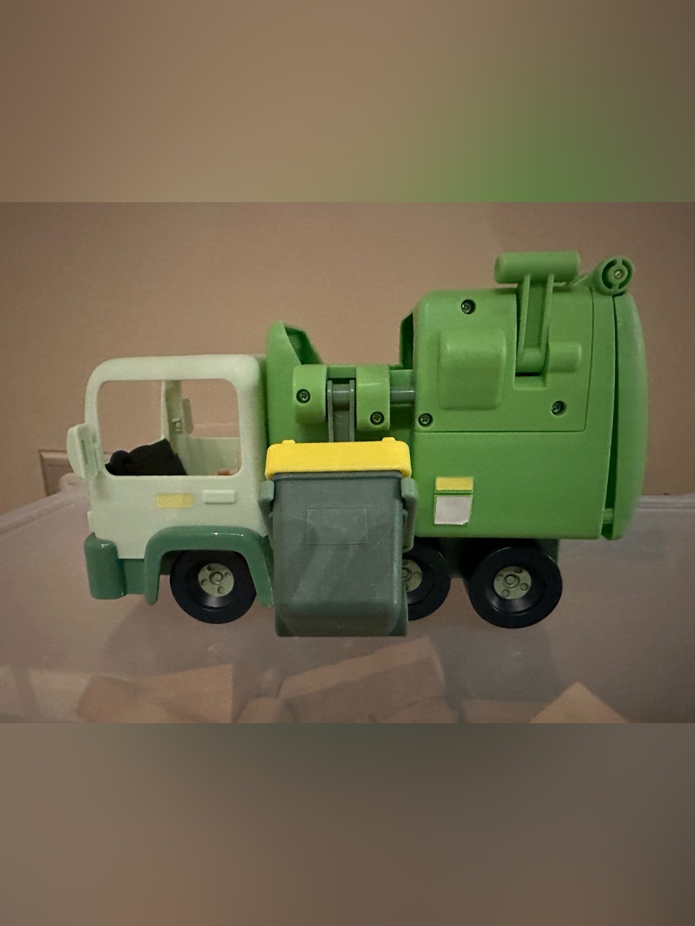 Green Yellow Kids Garbage Truck Toy Durable Play Vehicle Bluey Moose Toys